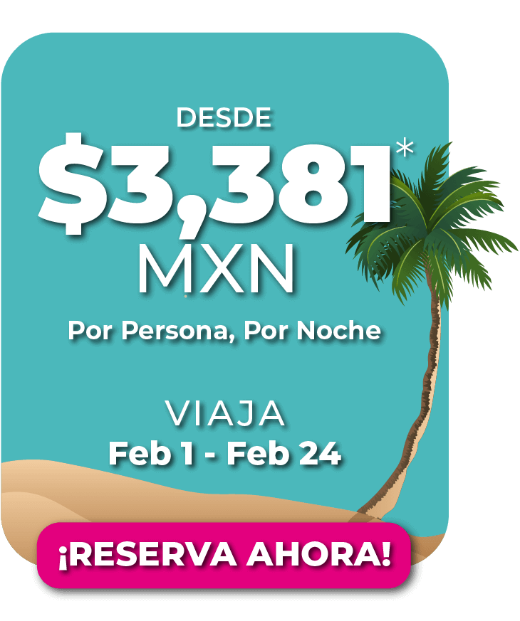 Oferta febrero en GR Solaris Cancun. solo 3,381 mxn por persona