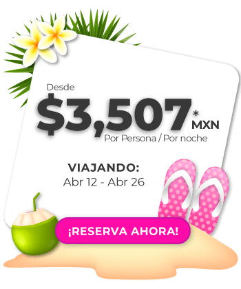 Oferta de semana santa en GR Solaris Cancun. solo 3,507 mxn por persona