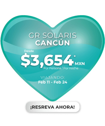 Oferta febrero en GR Solaris Cancun. solo 3,654 mxn por persona