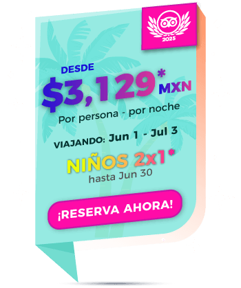 Oferta en GR Solaris Cancun. solo 3,129 mxn por persona