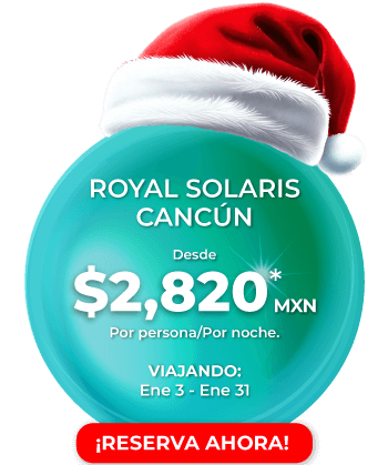 Oferta de Navidad en Royal solaris cancun