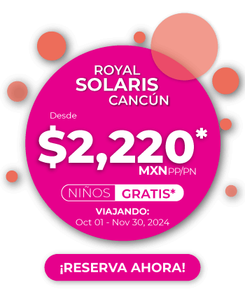 niños 2x1 en royal solaris cancun