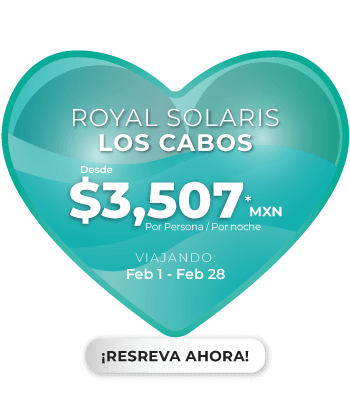 Promocion de Febrero en royal solaris los cabos. solo 3318 mxn por persona