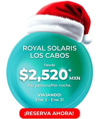 Promocion de Navidad en royal solaris los cabos