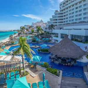 aereal view of royal solaris cancun