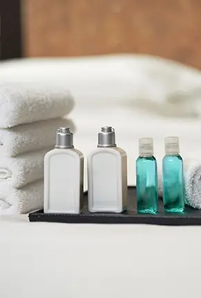 free toiletries in room