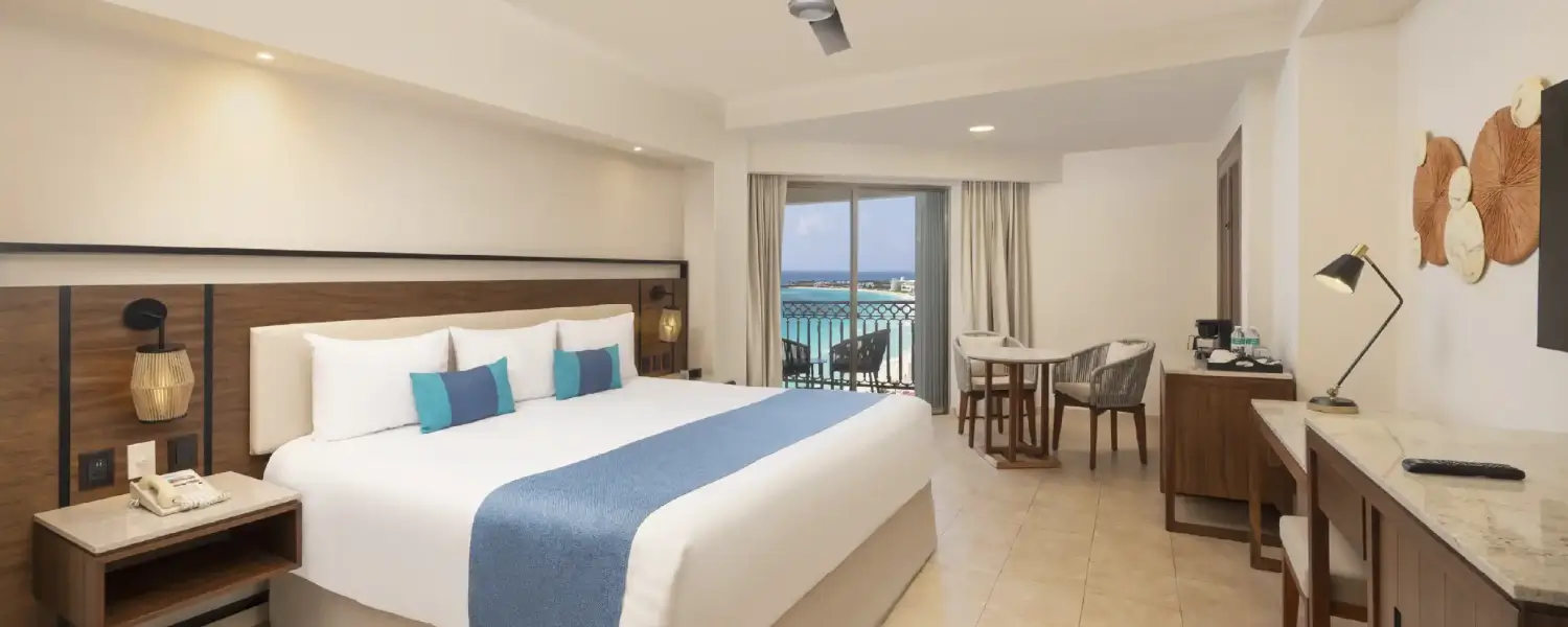 ocean view room at gr solaris cancun