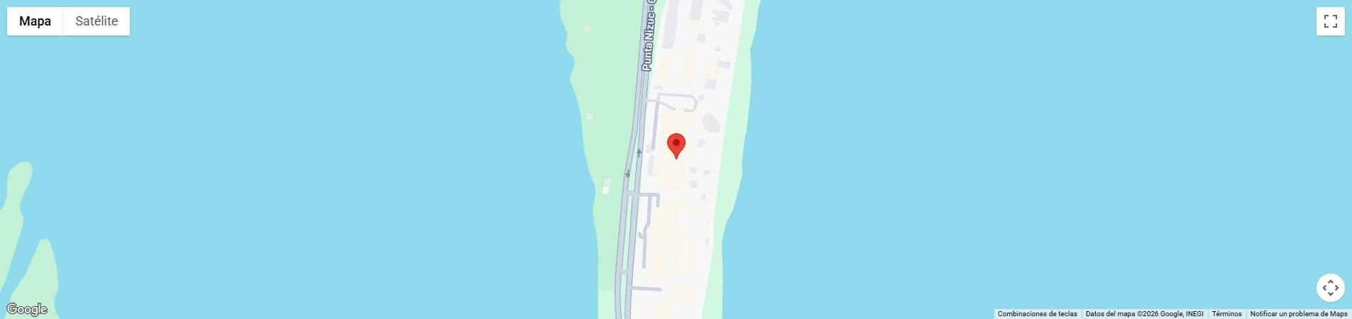 Mapa con la ubicación de Royal Solaris Cancún en la Zona Hotelera