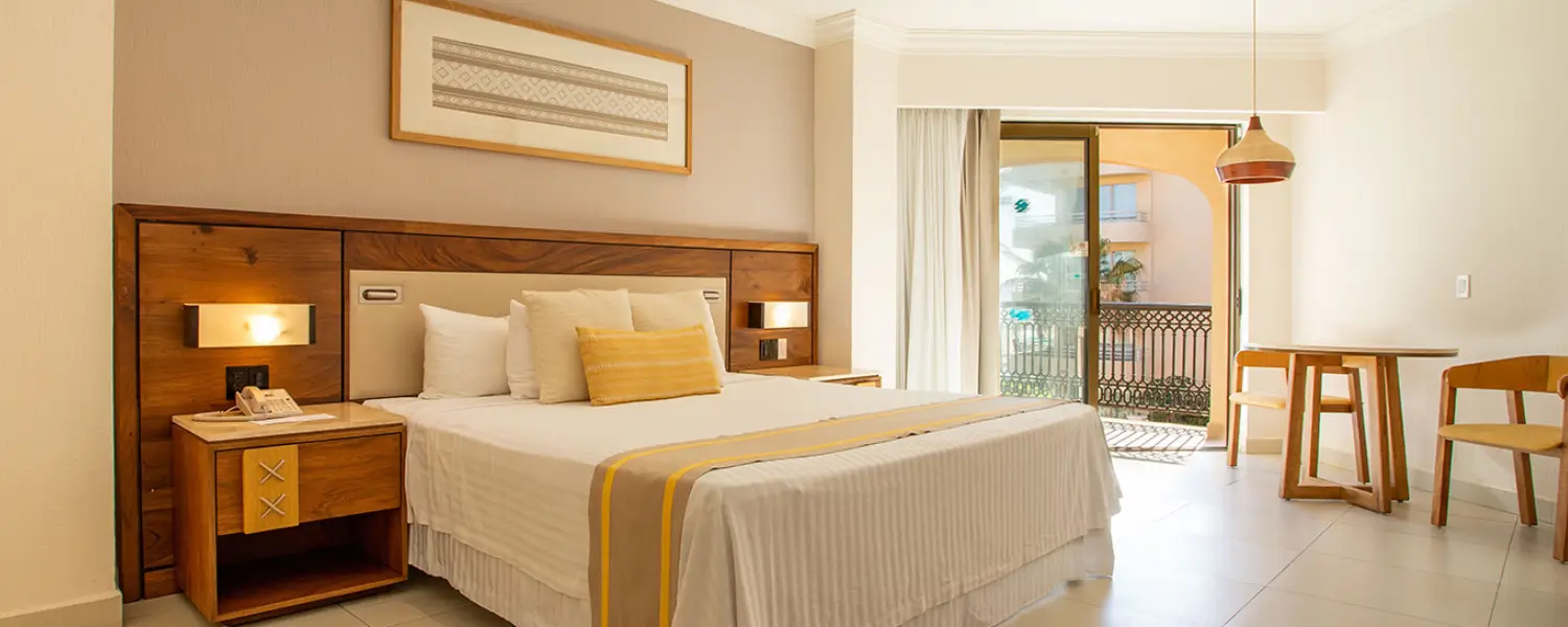 Habitación con vista parcial al mar en Royal Solaris Los Cabos