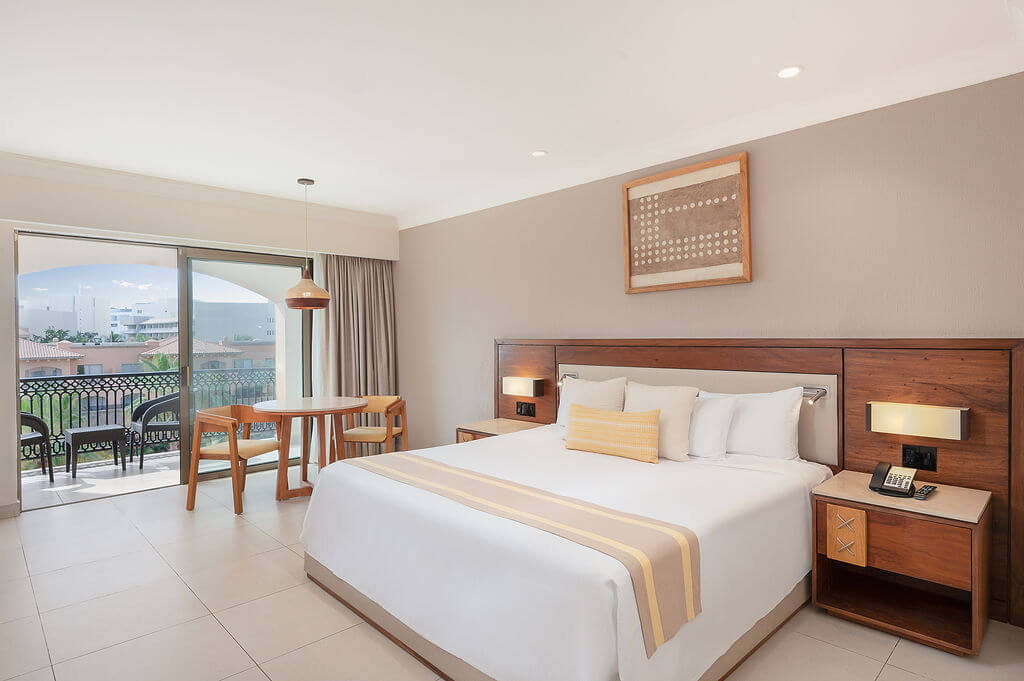 partial ocean view room at royal solaris los cabos