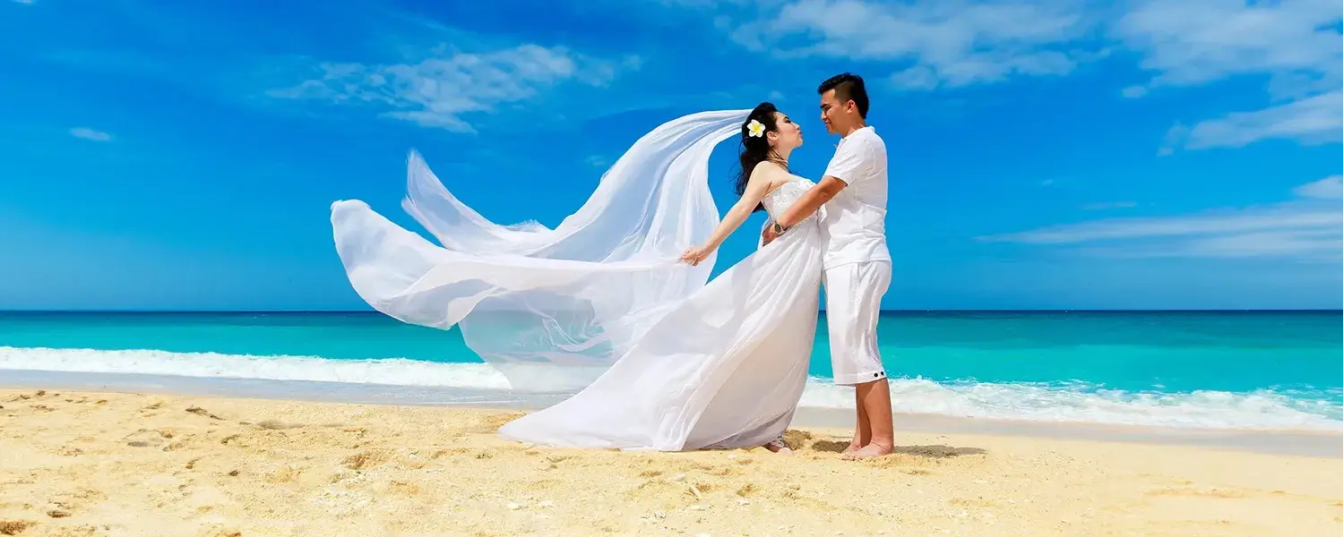 bodas en la playa. paquete solaris platinum